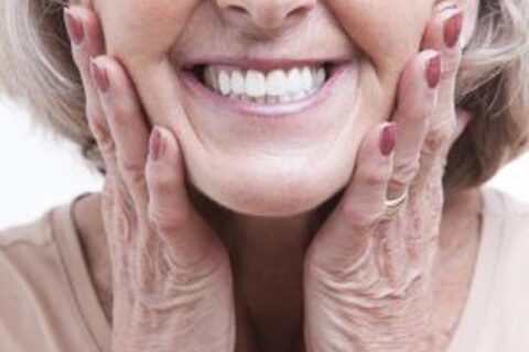 Old women smiling