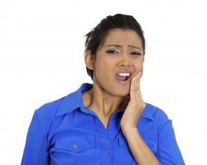 Women Facing Toothache
