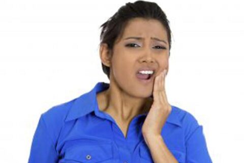 Women Facing Toothache